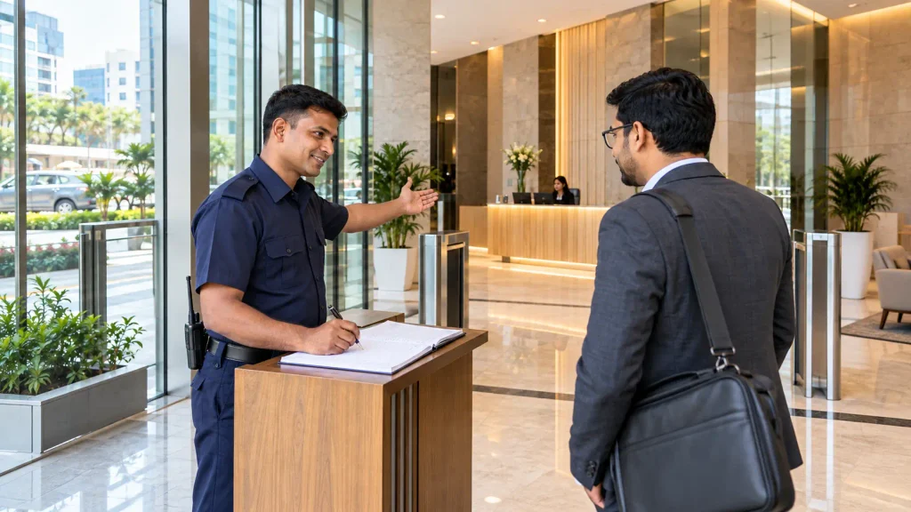 Control of Visitors, Contractors, and Deliveries